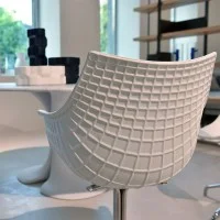 Driade Meridiana armchair in steel