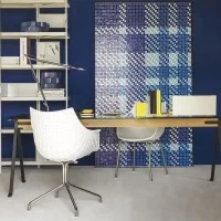 Driade Meridiana armchair in steel