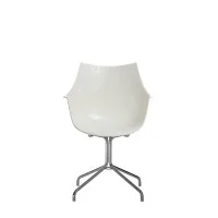 Driade Meridiana armchair in steel