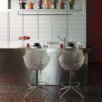 Driade Meridiana low swivel stool