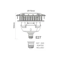 Beneito Faure moon lampadina led Alta Efficienza 50w IP42