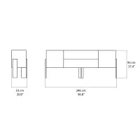 Driade Ziqqurat horizontal container Driade Ziqqurat horizontal container