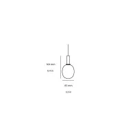 Brokis Ivy Single S lampada a sospensione led