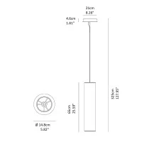 Vivida Lemstation led vertical suspension lamp