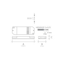copy of QLT Flat alimentatore led in tensione costante 24v 1.25a