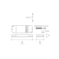 copy of QLT Flat alimentatore led in tensione costante 24v 1.25a