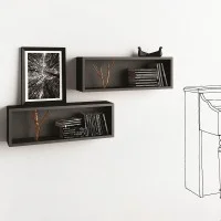 Minotti TRI decorative shelf