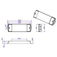 Driver led in constant current 40w ELV dimmable