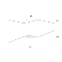 Vivida Bow plafoniera large led tunable white