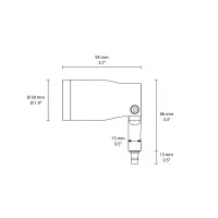 Flos Landlord Spot 50 adjustable spotlight IP66 Flos Landlord Spot 50 adjustable spotlight IP66