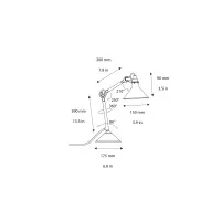 DCW Lampe Gras 205 table lamp conical diffuser
