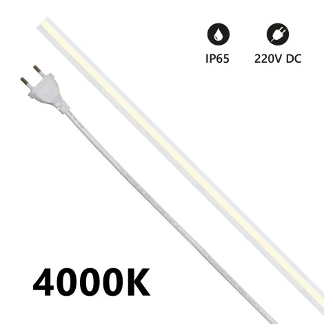 Strip LED COB Milky 20 Meters 14W/m 220V IP65 dimmerabile