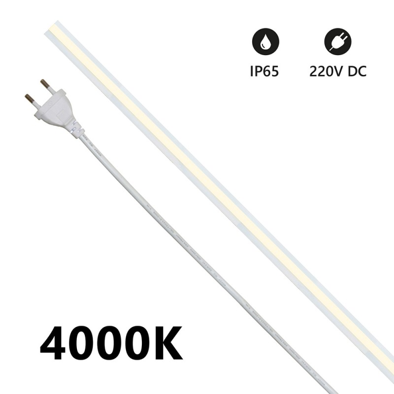 Striscia LED 20 Metri COB Milky 14W/m 220V IP65 dimmerabile Striscia LED 20 Metri COB Milky 14W/m 220V IP65 dimmerabile