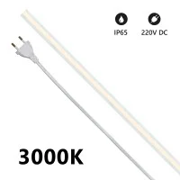 Striscia LED 5 Metri COB Milky 14W/m 220V IP65 dimmerabile