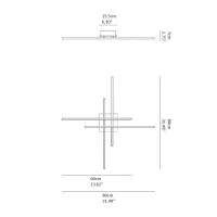 Vivida Hashtag 80 ceiling light led