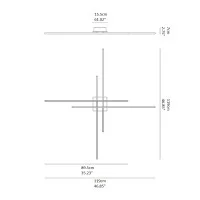 Vivida Hashtag 119 ceiling light led