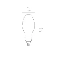Bot Lighting LED 30W HID E27 High Power Elliptical Bulb
