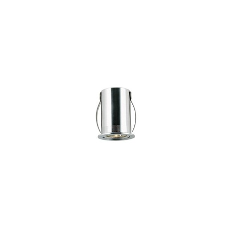 Fabbian mini faretto led Cricket D60 da incasso cromato