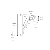 DCW Lampe Gras 210 lampada da parete
