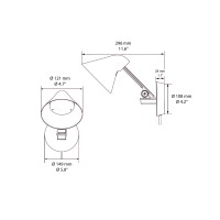 Louis Poulsen NJP Wall Box Short Arm lamp