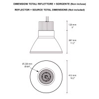 Flos Light Bell Reflector sospensione