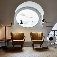 DCW Lampe Gras 411 floor lamp