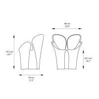 Driade Clover garden armchair