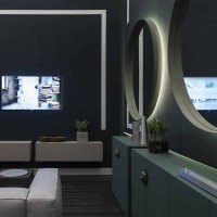 Minotti specchio Fullmoon