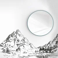 Minotti Fullmoon mirror