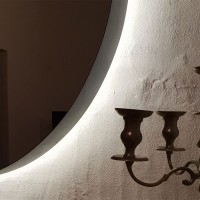 Minotti specchio Fullmoon
