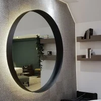 Minotti specchio Fullmoon