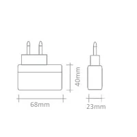 QLT alimentatore 8,4W 700mA con interruttore e presa