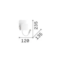 Ideal Lux Probe applique da parete orientabile