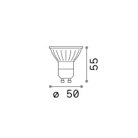 Ideal Lux lampadina LED GU10 5W