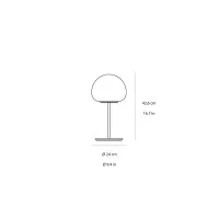 Fontana Arte Thea lampada da tavolo led