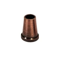 Cable clamp Clip M10x1 Single Copper color for rose in metal