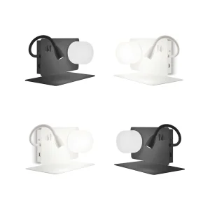 Ideal Lux Book adjustable wall light