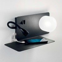 Ideal Lux Book applique da parete orientabile