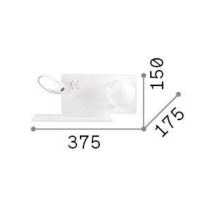 Ideal Lux Book applique da parete orientabile