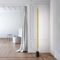 Luceplan Compendium led brass floor lamp