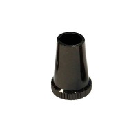 Cable clamp Clip M10x1 Single Black color for rose in metal