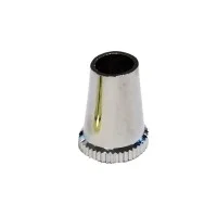 Cable clamp Clip M10x1 Single Chrome color for rose in metal
