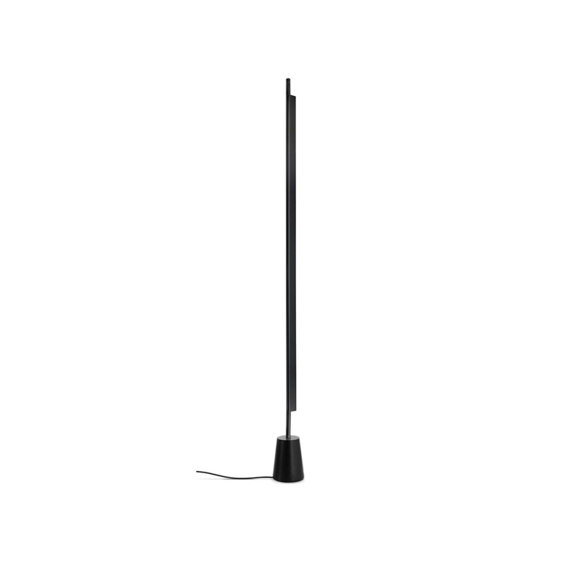 Luceplan Compendium lampada da terra led nera Luceplan Compendium lampada da terra led nera