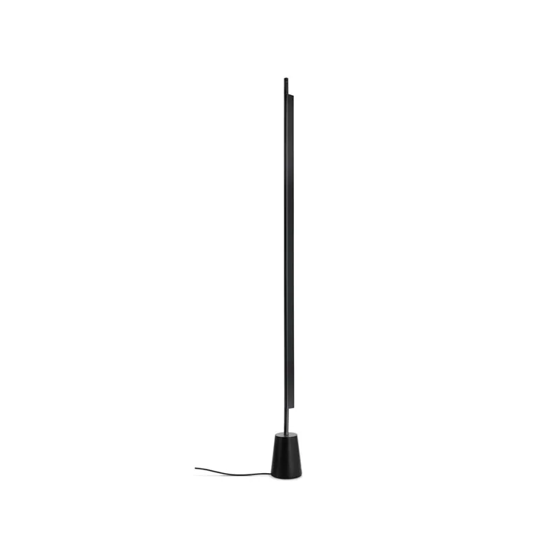 Luceplan Compendium lampada da terra led nera