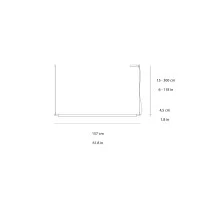 Luceplan Compendium lampada a sospensione led ottone