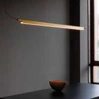 Luceplan Compendium lampada a sospensione led ottone