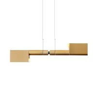 copy of Luceplan Compendium led brass floor lamp