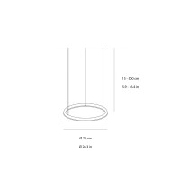 Luceplan Compendium Circle lampada a sospensione led