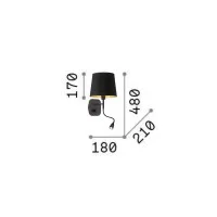 Ideal Lux Nordik wall lamp led