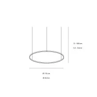 Luceplan Compendium Circle led suspension lamp